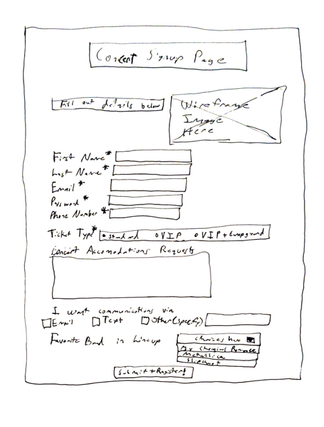 My Wireframe